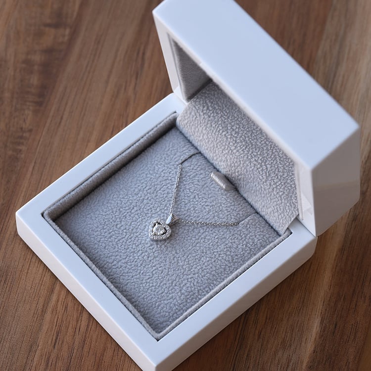 Zlaté srdce s diamantmi 73302