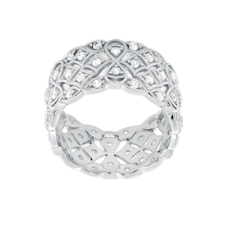 Moderný zlatý prsteň s lab-grown diamantmi Bernt