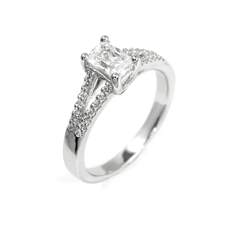 Zásnubný prsteň s diamantmi z 18k zlata Hilary 