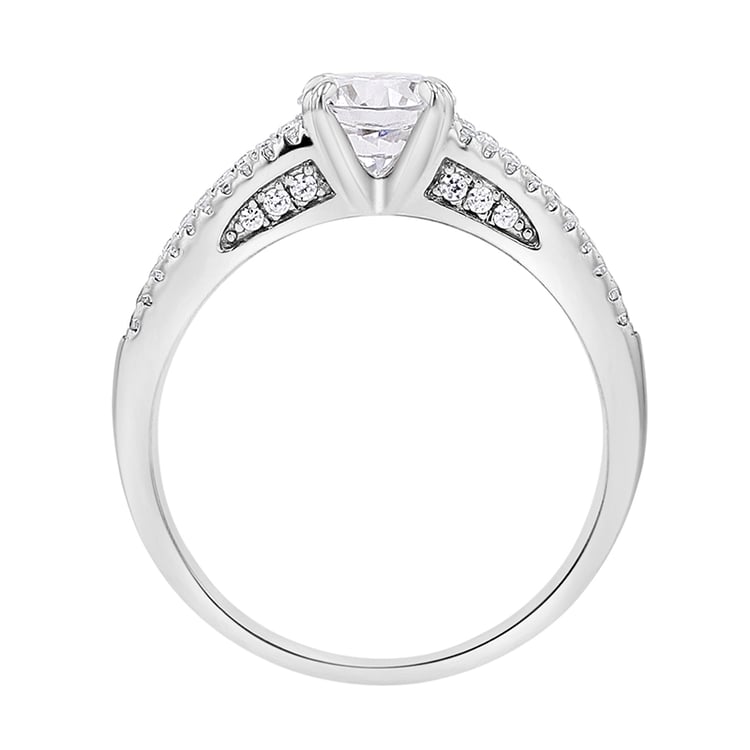 Zásnubný prsteň plný diamantov Davio 141821