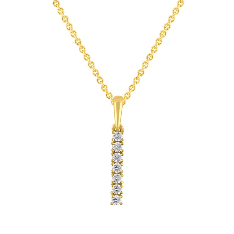 Zlatý prívesok s lab-grown diamantmi Merrilin