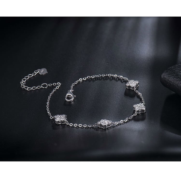 Zlatý náramok s diamantmi 18810