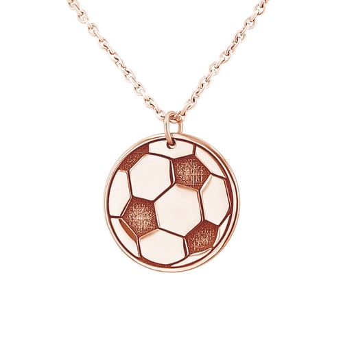 Strieborný prívesok lopta s gravírom vašej voľby Football