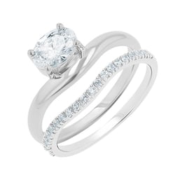 Romantický zásnubný set prsteňov s diamantmi Celeste