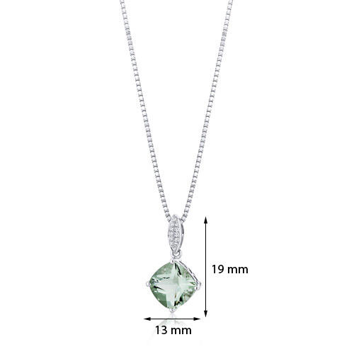 Ametystový náhrdelník zo striebra v elegantnom prevedení Aeris 5467