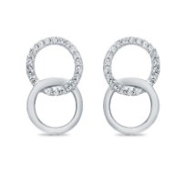 Elegantné náušnice s diamantmi Terah