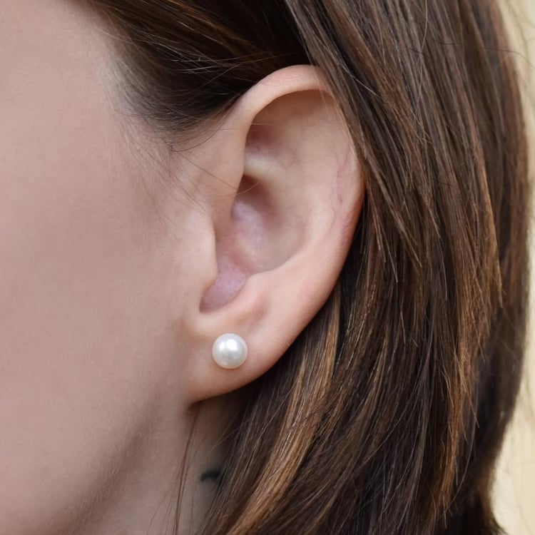 Náušnice s perlami Efy 7697