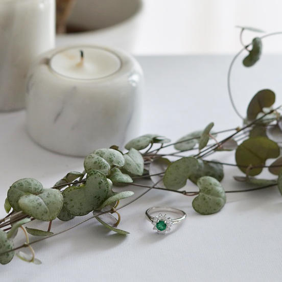 Smaragdový prsten 17431