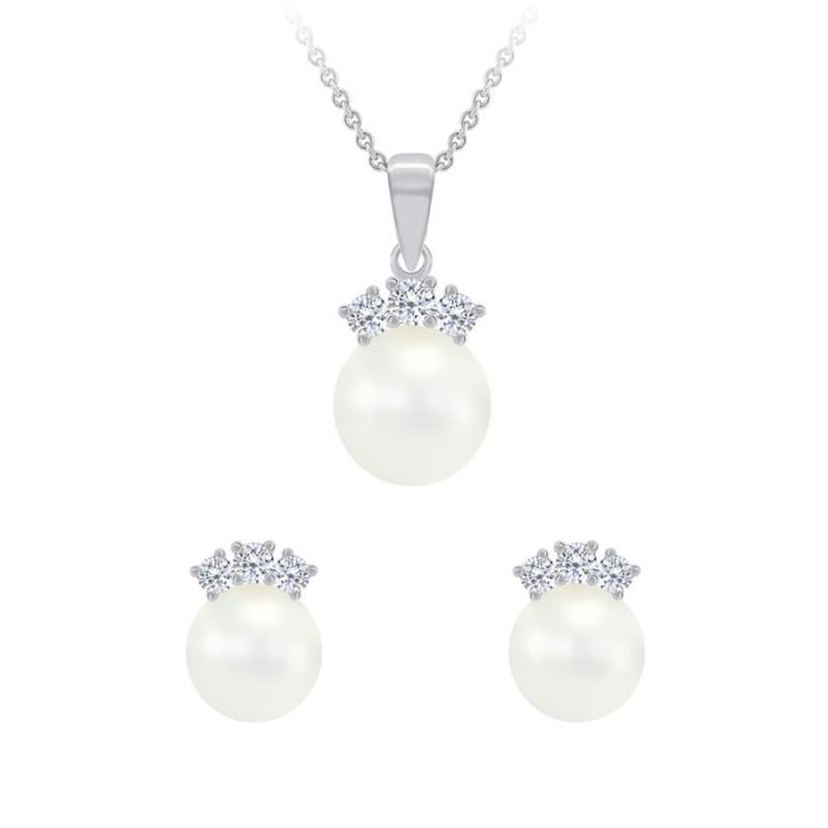 Romantická kolekcia z bieleho zlata