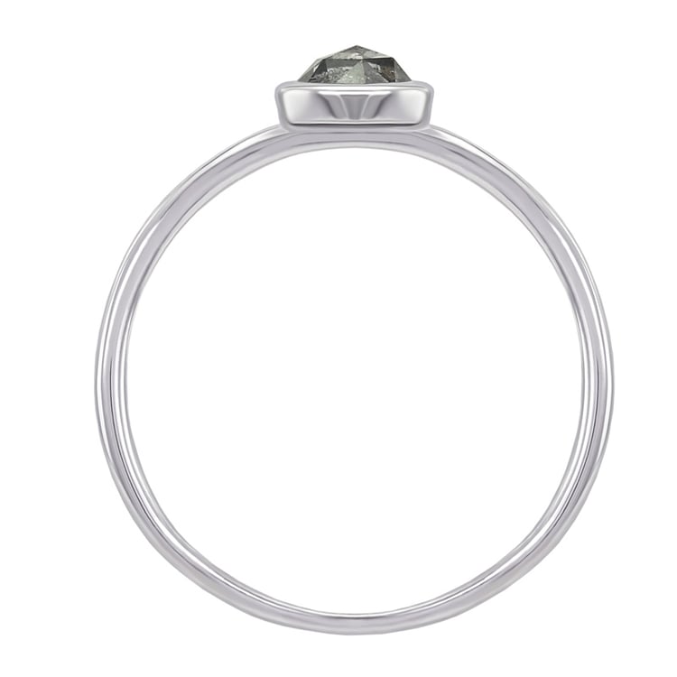 Prsteň so salt'n'pepper diamantom 36730