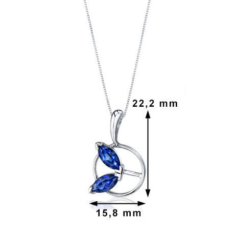 Zafírový náhrdelník 2754