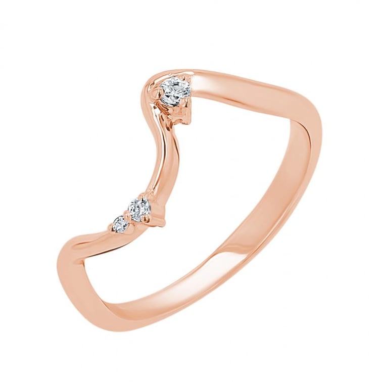 Originálna zvlnená svadobná obrúčka 155509