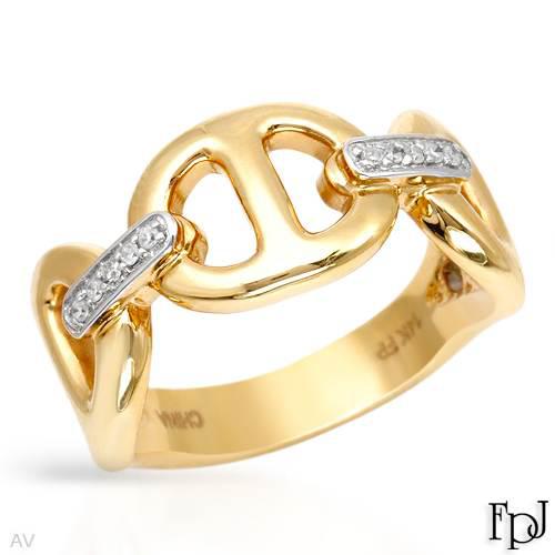 Zlatý prsteň s diamantmi