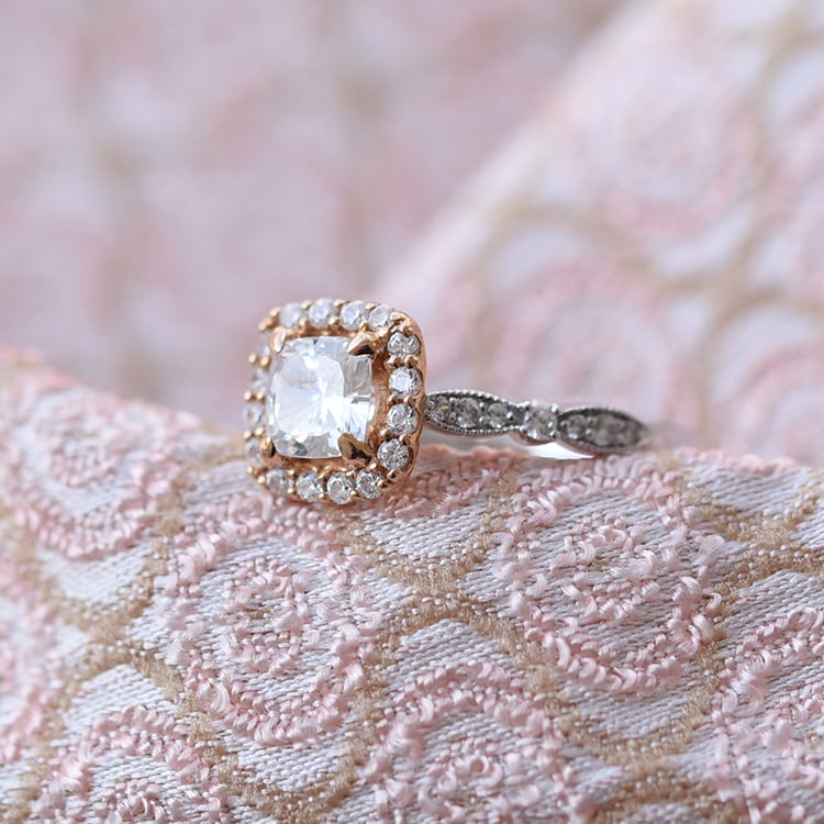 Diamantový zásnubný prsteň 60906