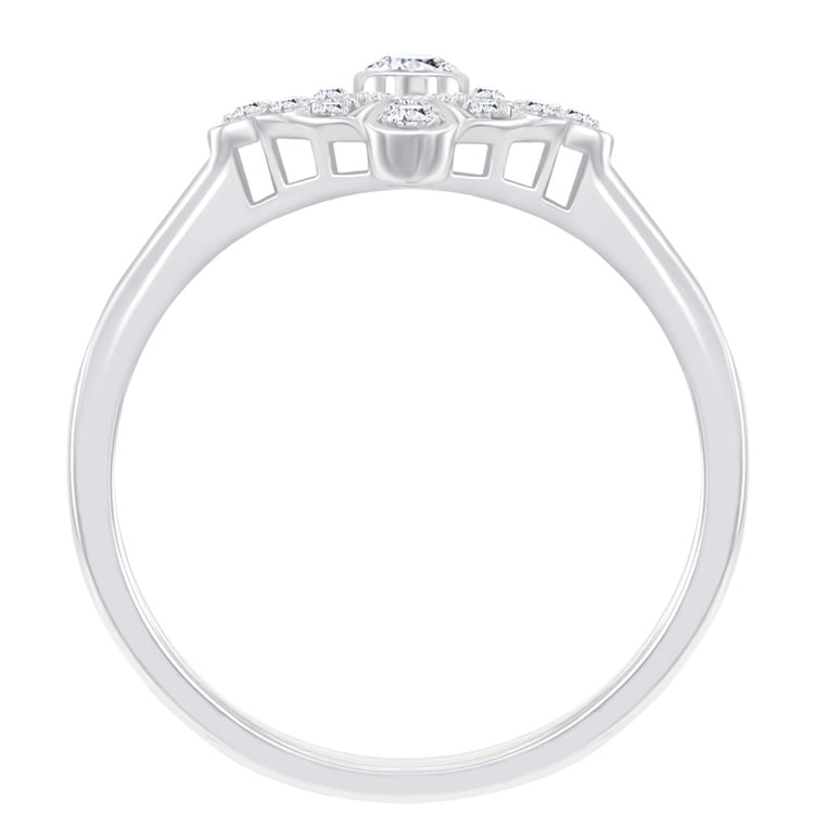 Zlatý prsteň s diamantmi 44026