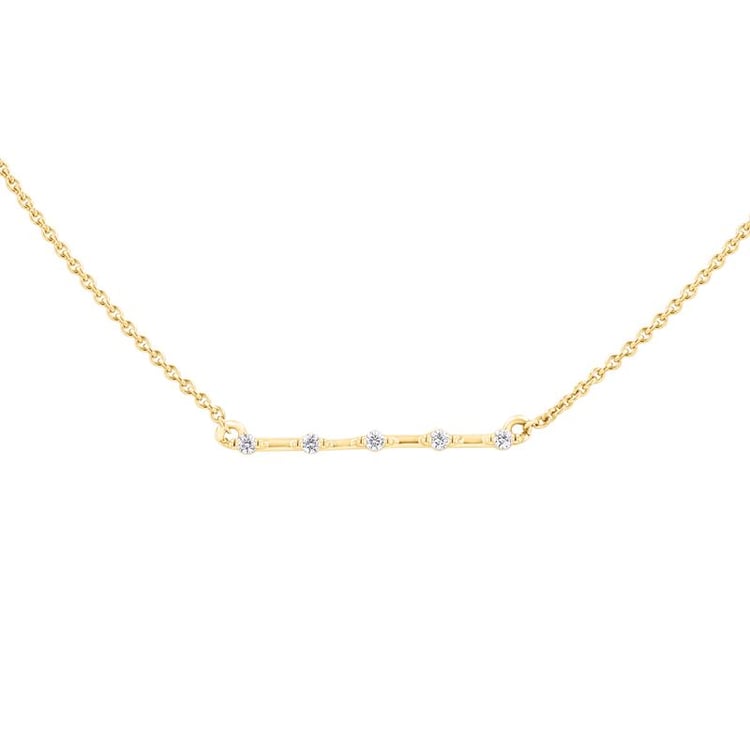 Minimalistický náhrdelník s diamantmi Miles 140853