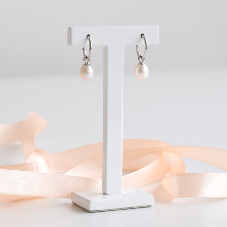 Strieborné visiace náušnice 78015