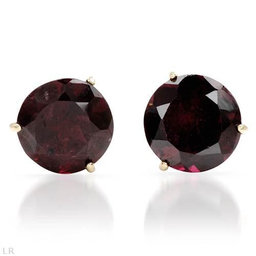 Granátové náušnice