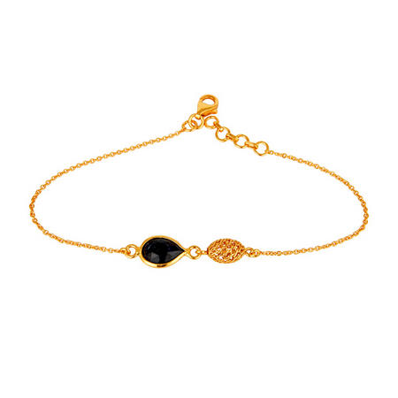 Pozlatený náramok so zafírom Camerin