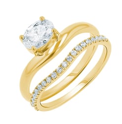 Romantický zásnubný set prsteňov s diamantmi Celeste