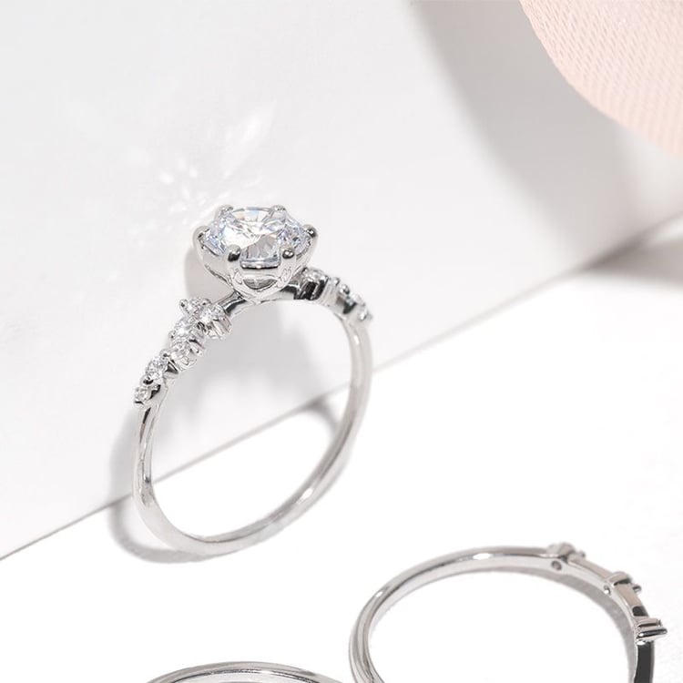 Zásnubný prsteň s 0.46ct IGI certifikovaným lab-grown diamantom Carina 169159