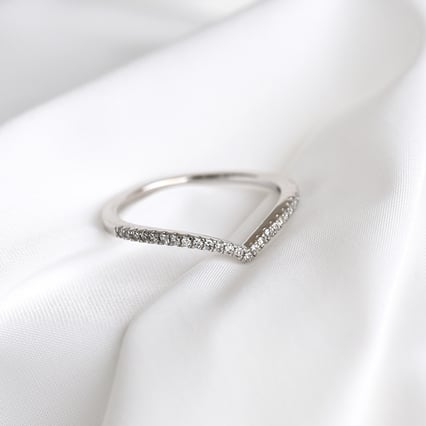 Diamantový vykrojený prsteň Livie