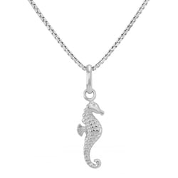 Strieborný prívesok v tvare morského koníka Seany