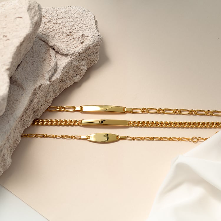 Strieborný panzer náramok s gravírom vašej voľby 124442