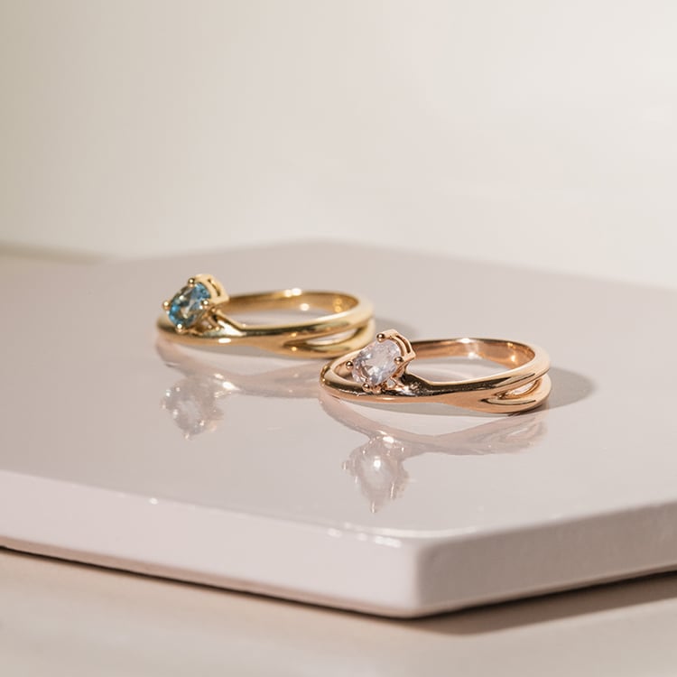 Prsteň s oválnym růženínom Cellini 119821