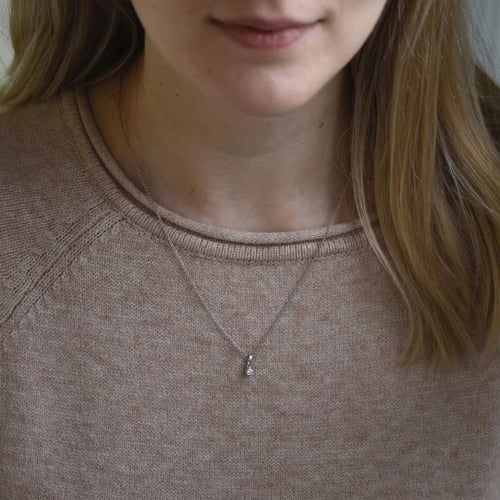 Prívesok s výberom karátovej váhy lab-grown diamantu Matilde