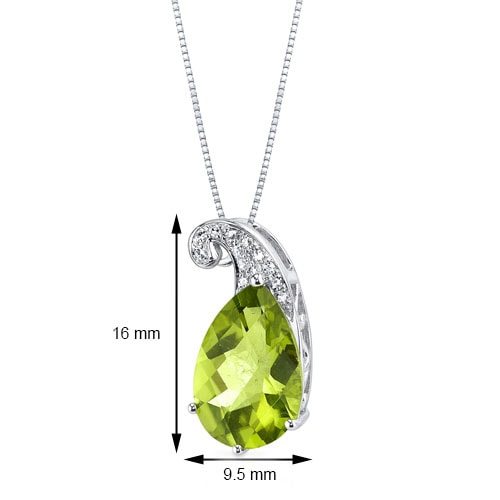 Olivínový prívesok zo zlata 28092