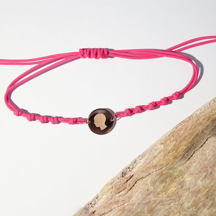 Povrázkový náramok s diskom Nové Háro 112329