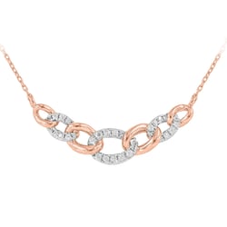 Zlatý prepletený náhrdelník s prírodnými diamantmi Purnima