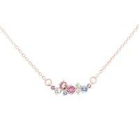 Cluster náhrdelník s drahokamami Beck