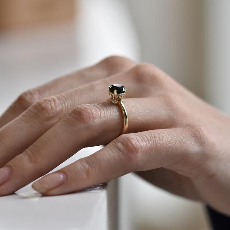 Prsteň s diamantom 29190