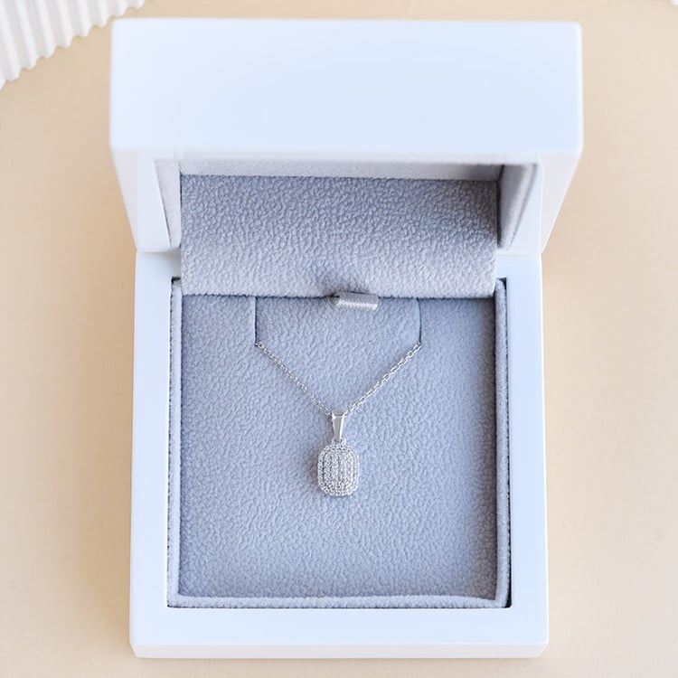 Prívesok s lab-grown diamantmi 95751