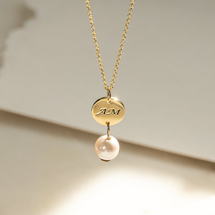 Perlový prívesok s gravírom Milana 138021