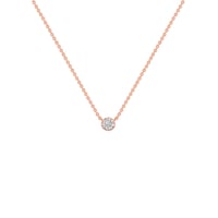Minimalistický náhrdelník s diamantom Vieny