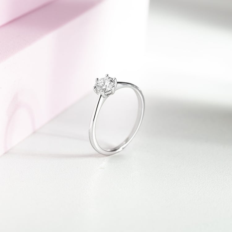 Zlatý zásnubný prsteň s 0.50ct IGI certifikovaným lab-grown diamantom Vanan 151627