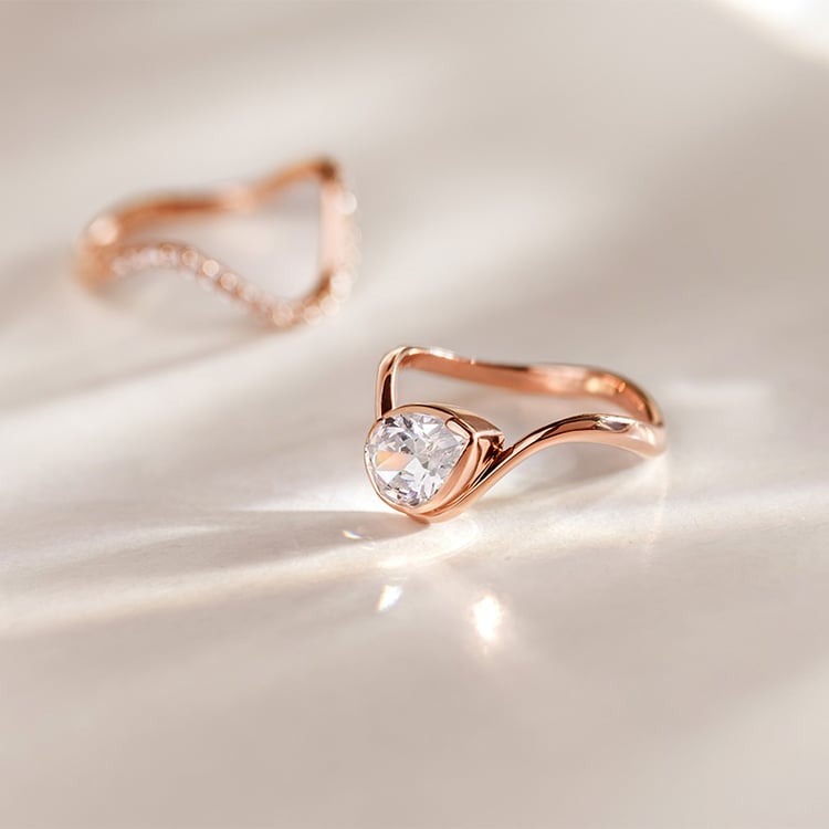 Zásnubný prsteň s lab-grown diamantom 155071