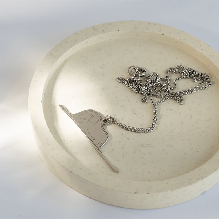 Strieborný prívesok Malý princ so slonom a gravírom 120876