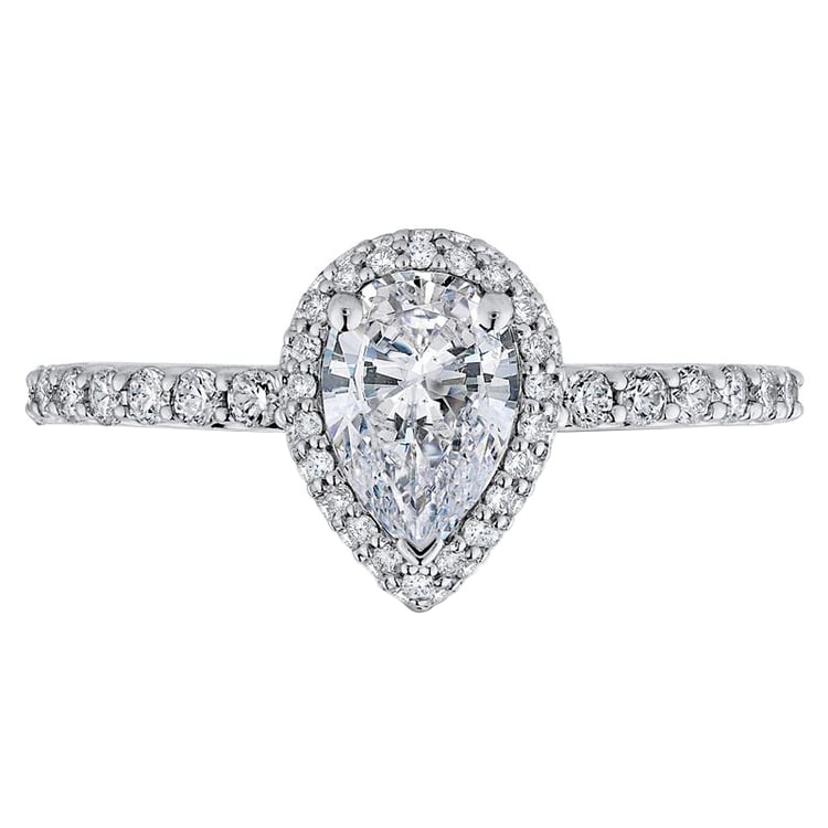 Zlatý zásnubný prsteň s diamantmi 59579