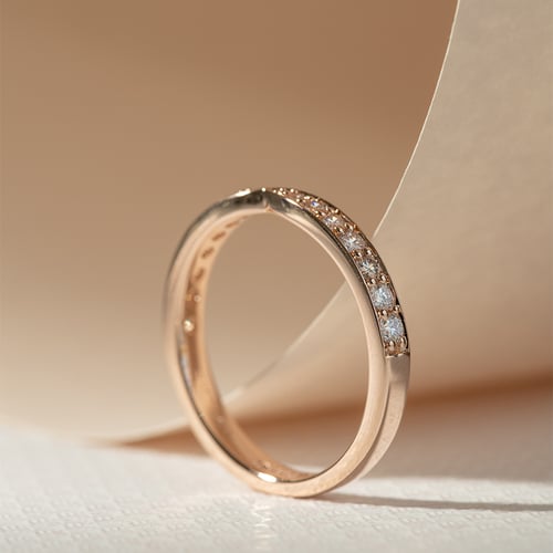 Eternity prsteň s lab-grown diamantmi Taio