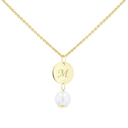 Perlový prívesok s gravírom Milana