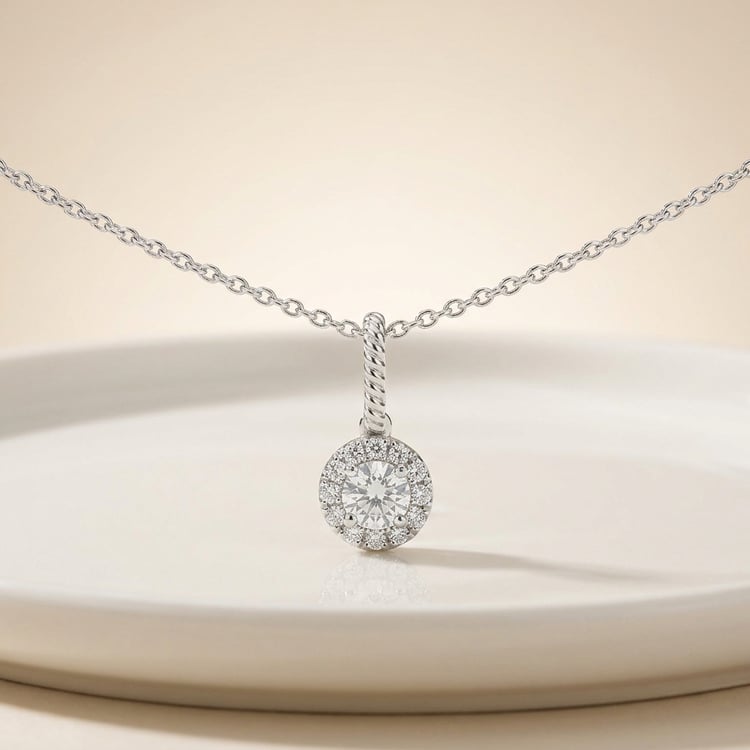 Romantický prívesok s lab-grown diamantmi Danny 171443