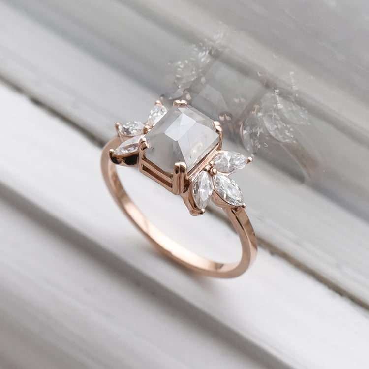 Prsteň s diamantom 91176