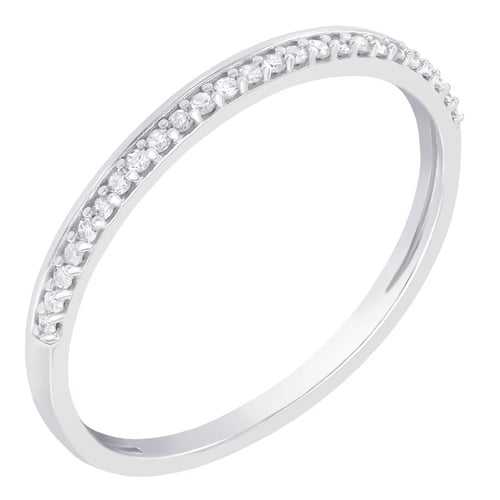 Zlatá eternity obrúčka s diamantmi Maura