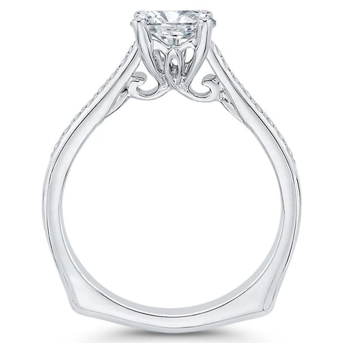 Zásnubný prsteň s emerald diamantom Tebeth