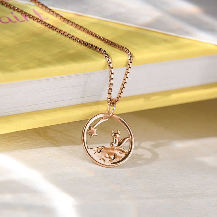 Kolekcia strieborných vykrojených náhrdelníkov Malý princ 141934