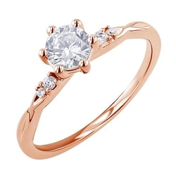 Zásnubný prsteň s lab-grown diamantmi Mileva